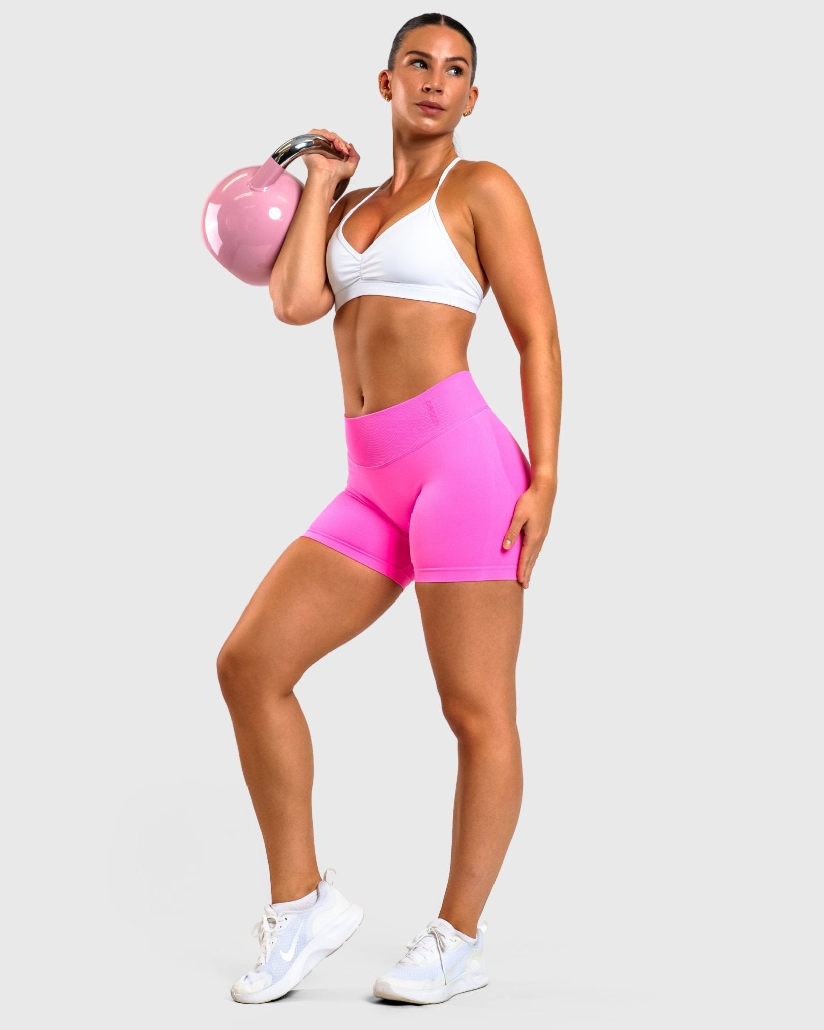Hot Pink Shaping Shorts - Peach Tights - Shorts
