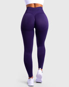 Indigo Purple Lux Seamless Tights - Peach Tights - Tights