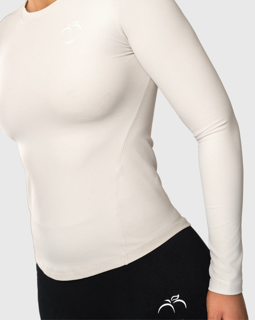 Ivory Base Long Sleeve - Peach Tights - Long sleeve