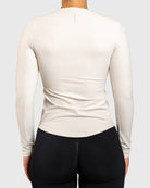 Ivory Base Long Sleeve - Peach Tights - Long sleeve