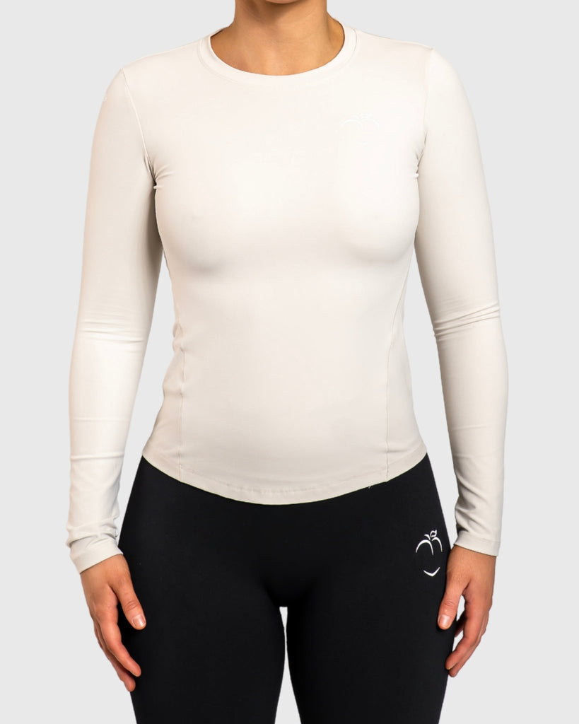 Ivory Base Long Sleeve - Peach Tights - Long sleeve