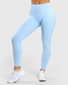Light Blue Noxis Tights - Peach Tights - Tights