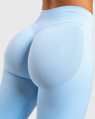 Light Blue Noxis Tights - Peach Tights - Tights