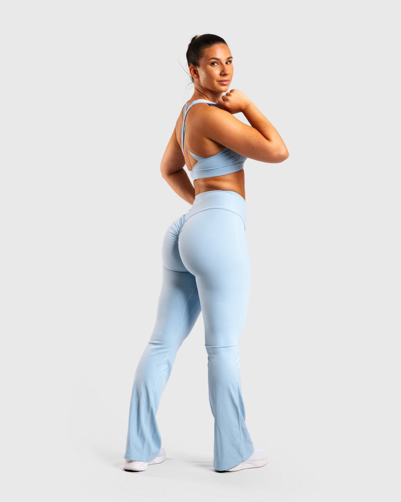 Light Blue Sculpt Yoga - Peach Tights - Tights