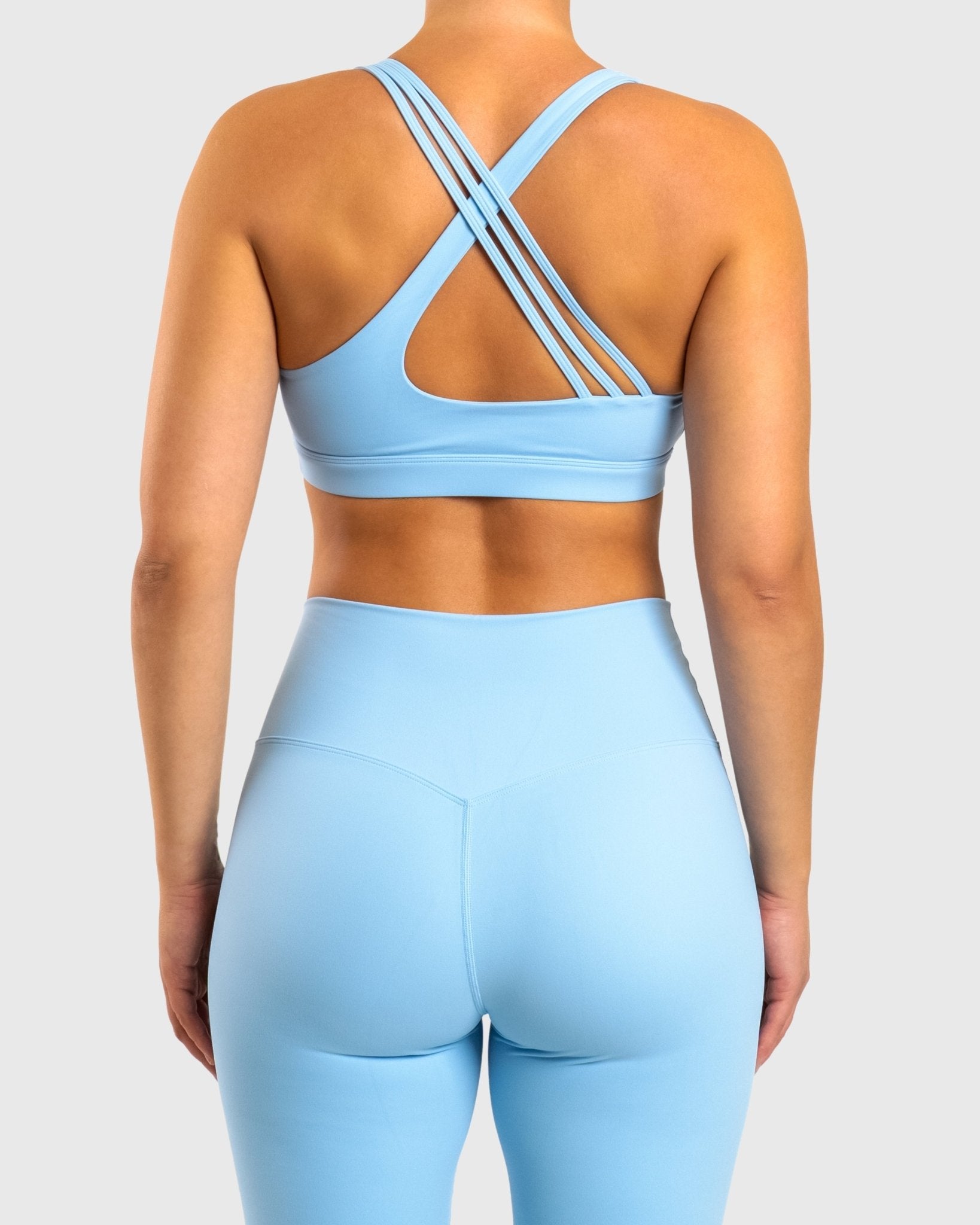 Light Blue Softelle Sports - bra - Peach Tights - Sports - Bra