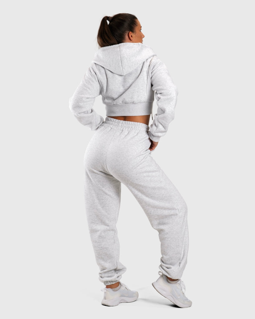 Light Grey Vibe Sweatpants - Peach Tights - Sweatpants