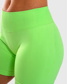 Lime Green Shaping Shorts - Peach Tights - Shorts