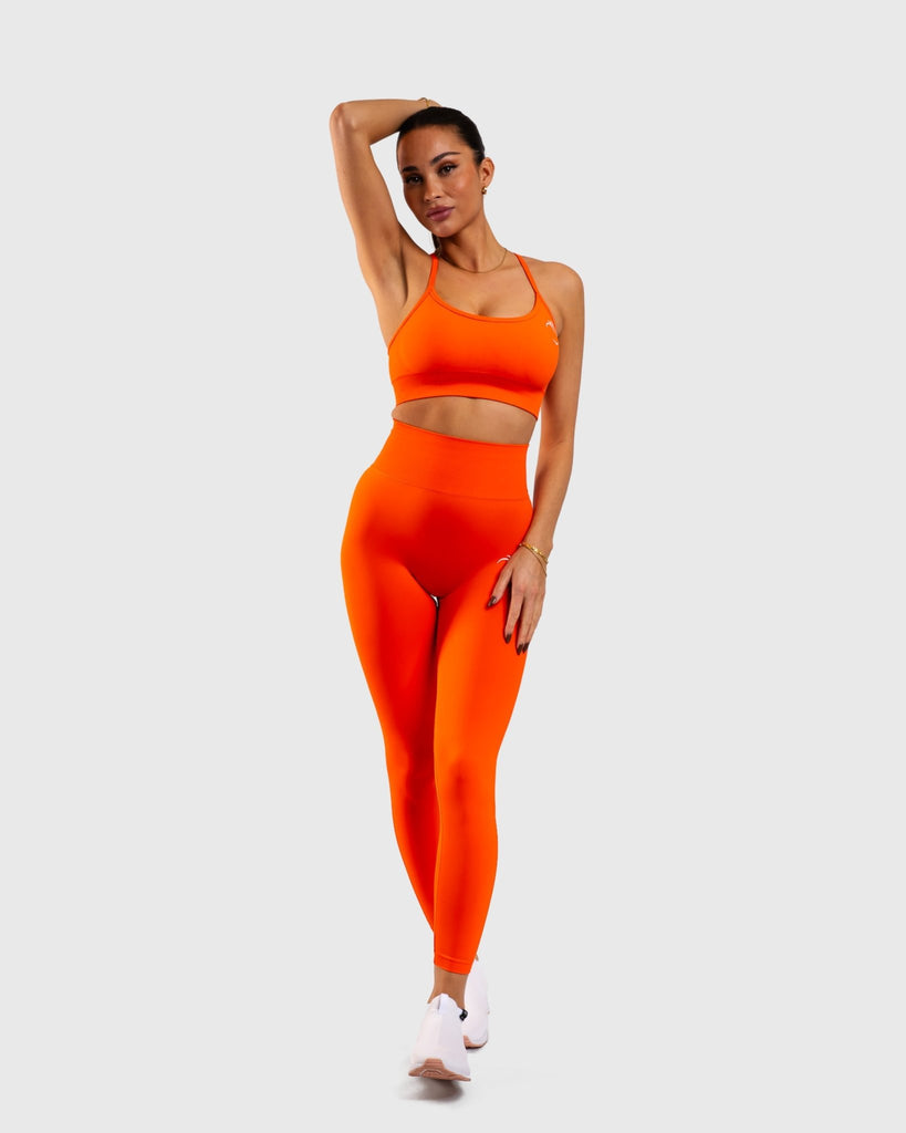 Orange Performa Mid waist - Peach Tights - Tights