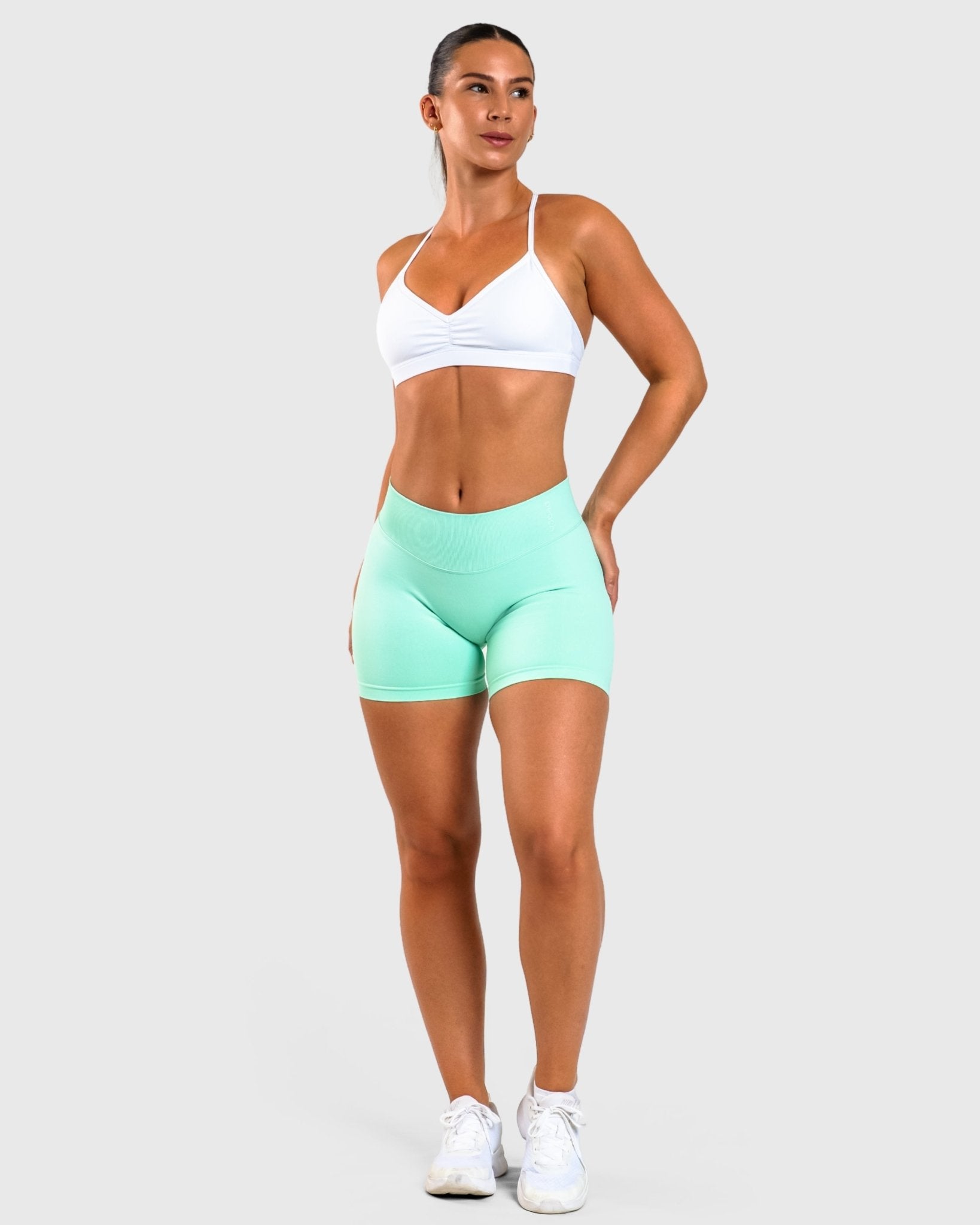 Pastel Green Shaping Shorts - Peach Tights - Shorts