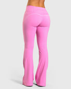 Pink Bloom Yoga Pants - Peach Tights - Tights