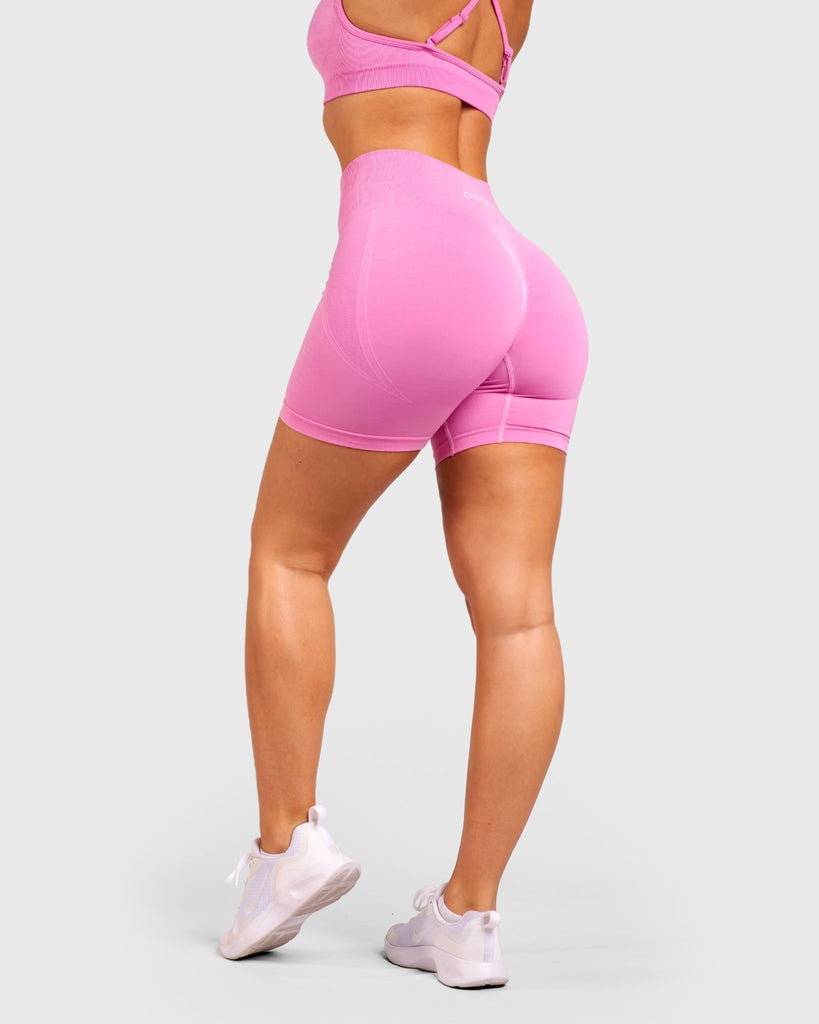 Pink Elevate Shorts - Peach Tights - Shorts