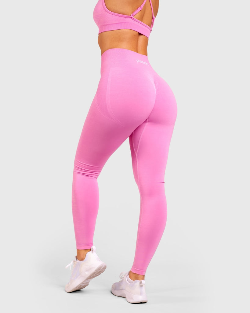 Pink Elevate Tights - Peach Tights - Shorts