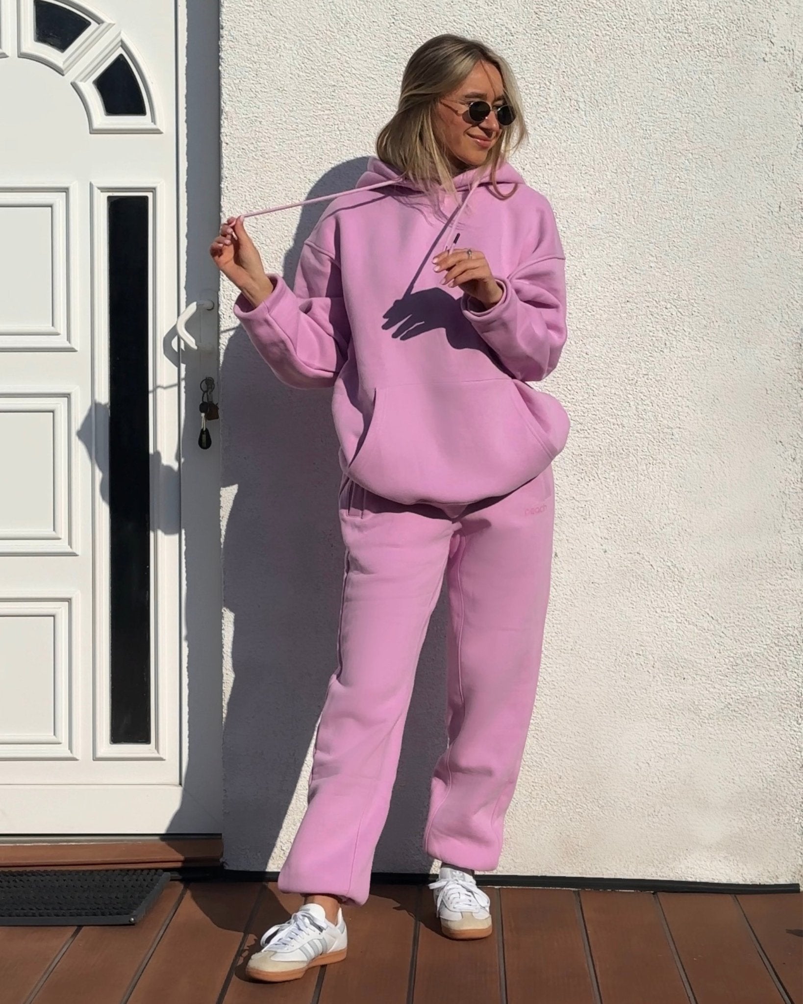 Pink Haze Sweatpants - Peach Tights - Sweatpants