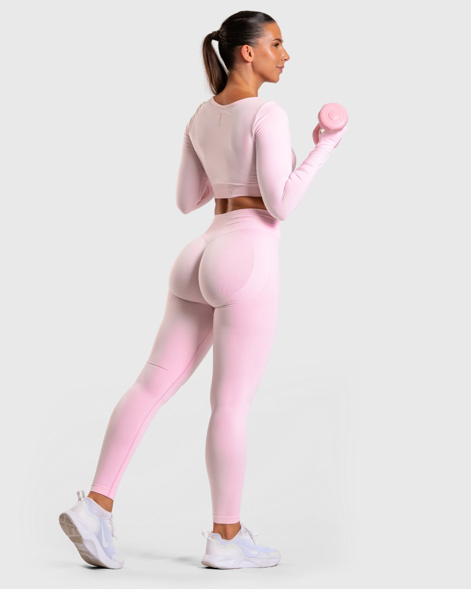 Pink Ignite Long Sleeve - Peach Tights - Long sleeve