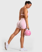 Pink Ignite Shorts - Peach Tights - Shorts