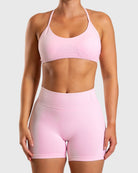 Pink Ignite Sports - bra - Peach Tights - Sports - Bra