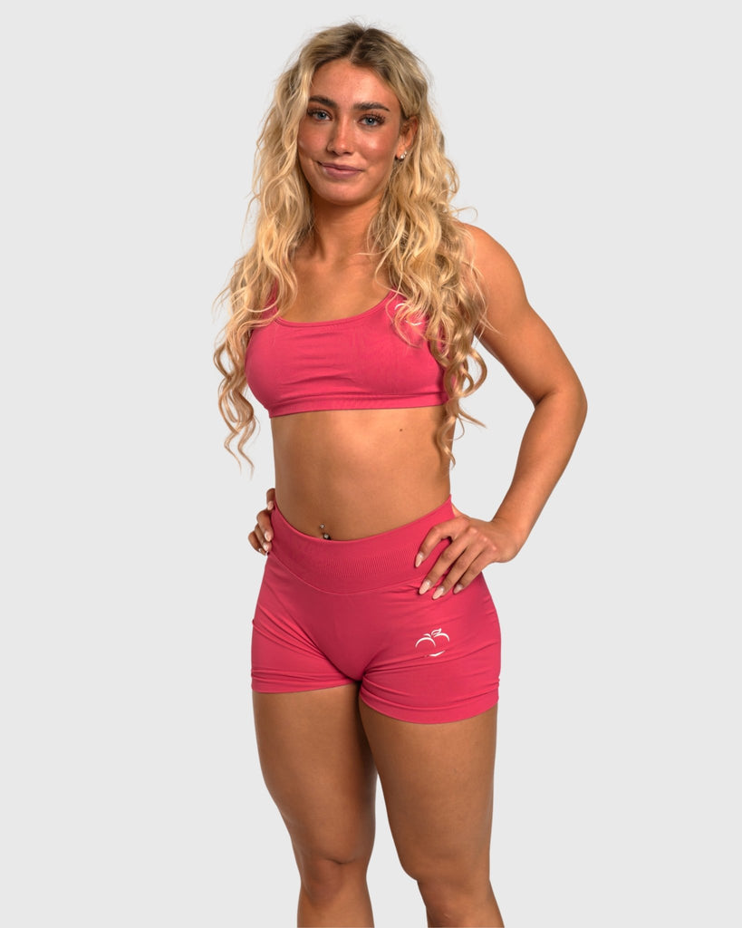 Pink Impact Shorts - Peach Tights - Shorts