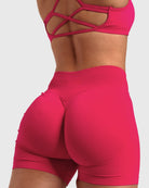 Pink Impact Shorts - Peach Tights - Shorts