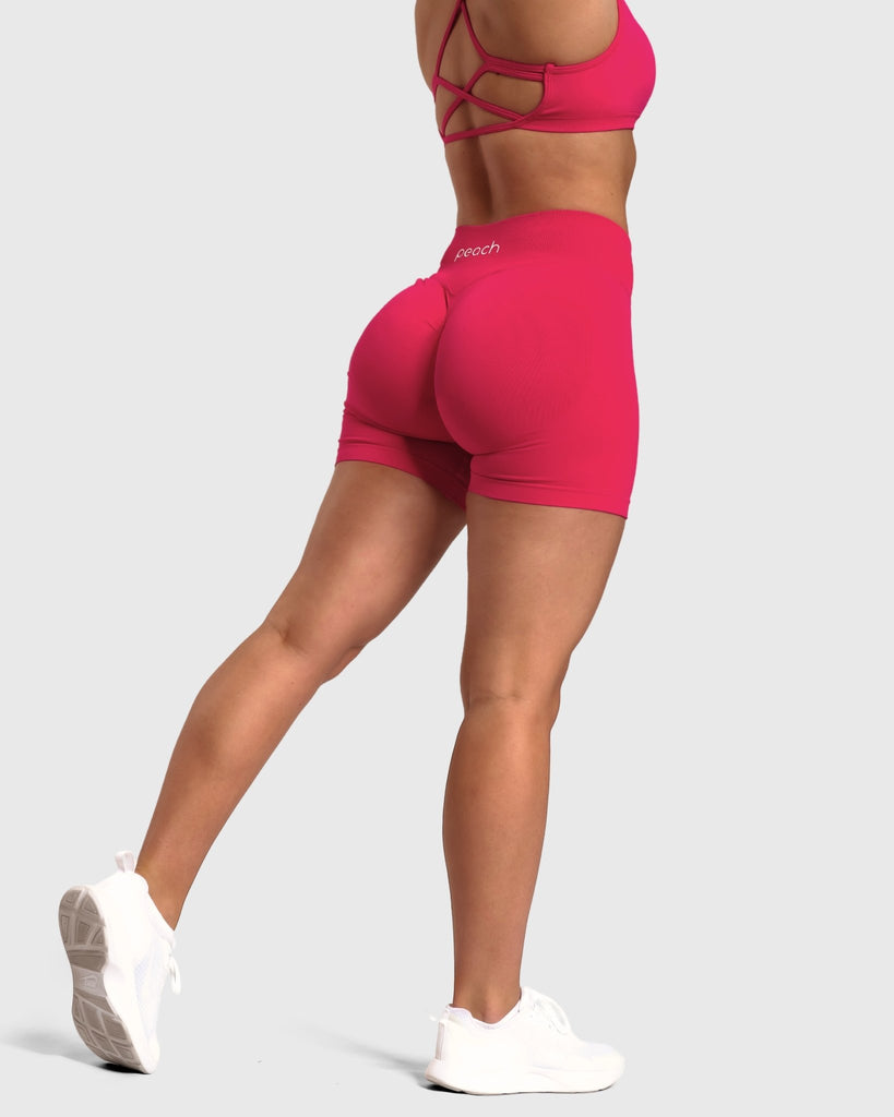 Pink Impact Shorts - Peach Tights - Shorts