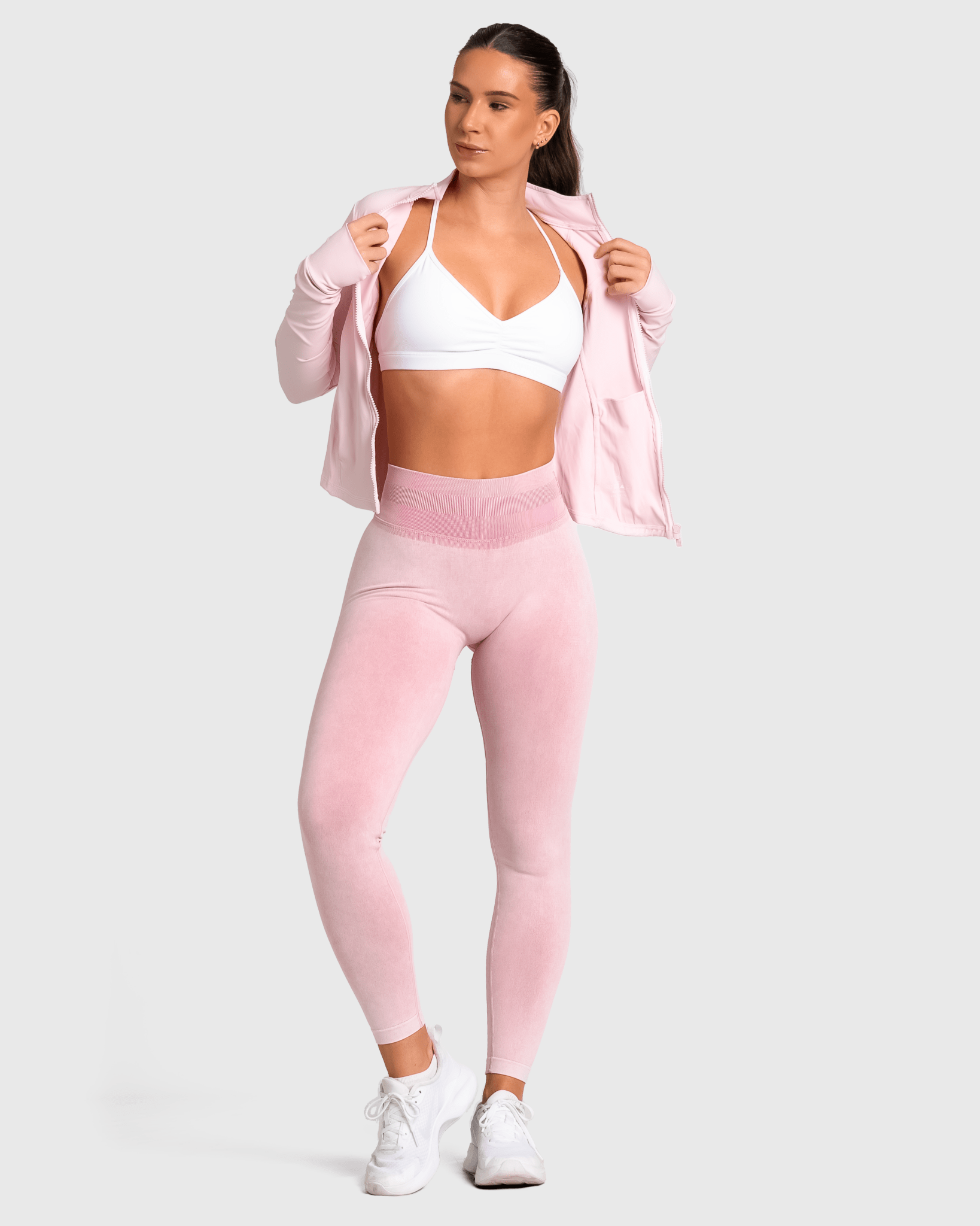 Pink Mist Tights - Peach Tights - Tights