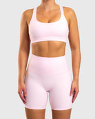 Pink Softelle Sports - bra - Peach Tights - Sports - Bra
