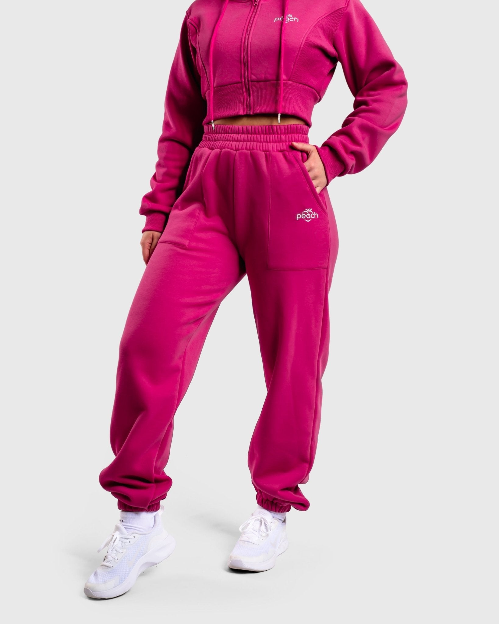 Pink Vibe Sweatpants - Peach Tights - Sweatpants