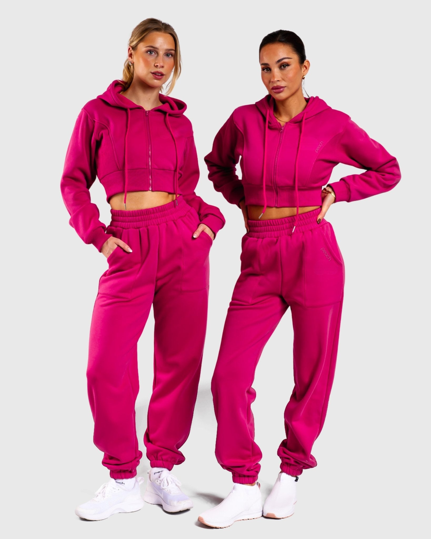 Pink Vibe Sweatpants - Peach Tights - Sweatpants