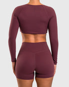 Plum Divine Long Sleeve - Peach Tights - Jacket