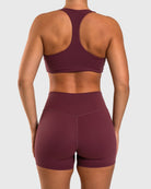 Plum Divine Sports - bra - Peach Tights - Sports - Bra