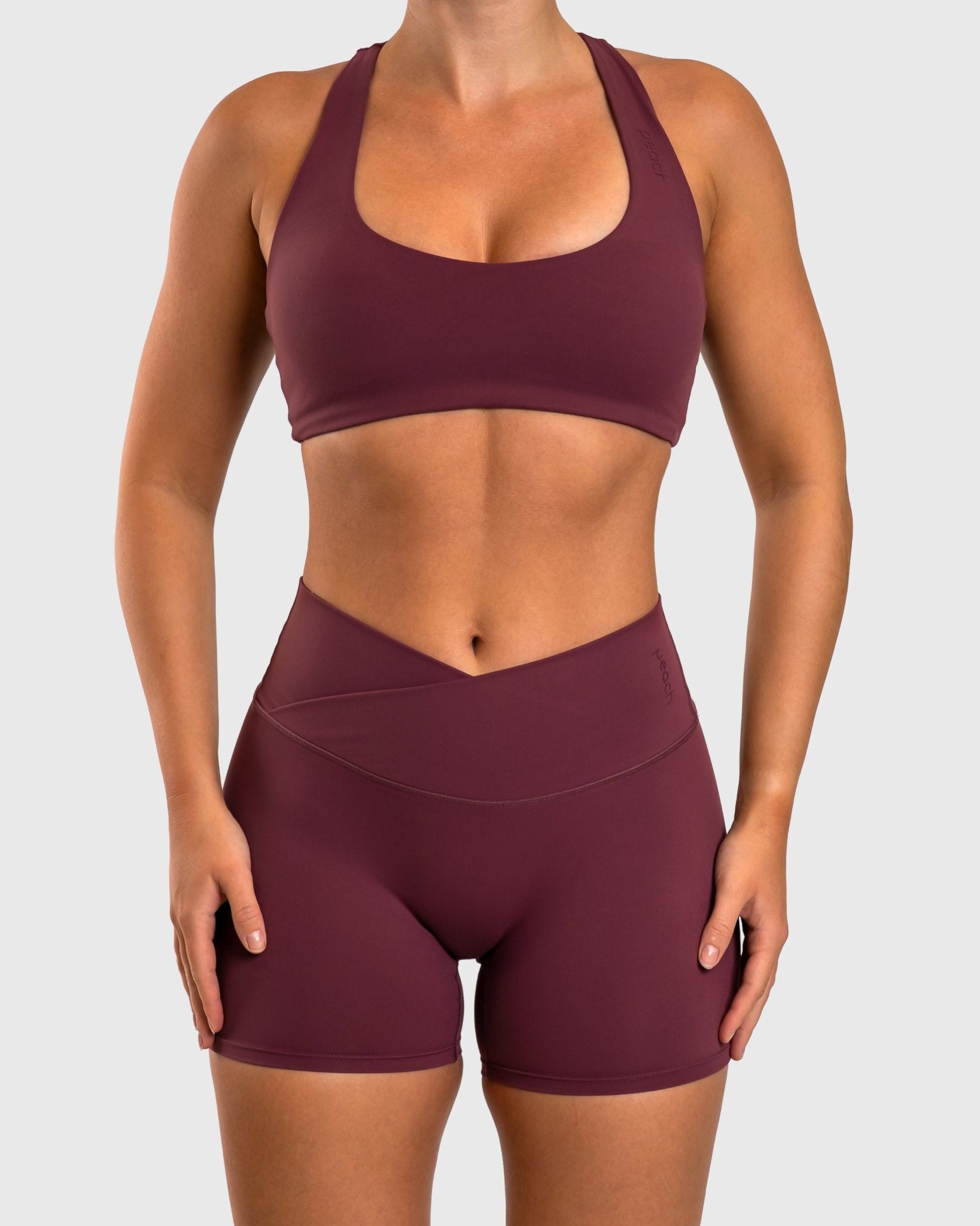 Plum Divine Sports - bra - Peach Tights - Sports - Bra