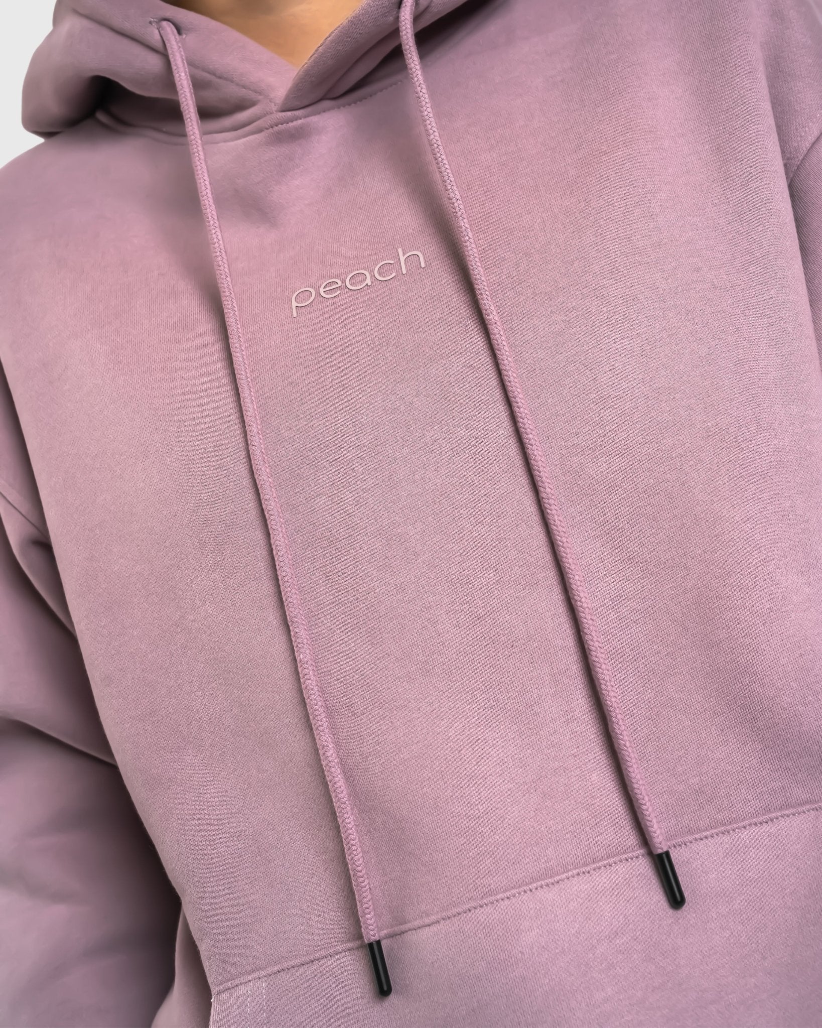 Plum Haze Hoodie - Peach Tights - Hoodie