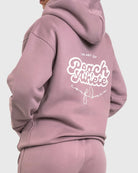 Plum Haze Hoodie - Peach Tights - Hoodie