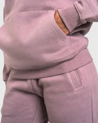 Plum Haze Hoodie - Peach Tights - Hoodie