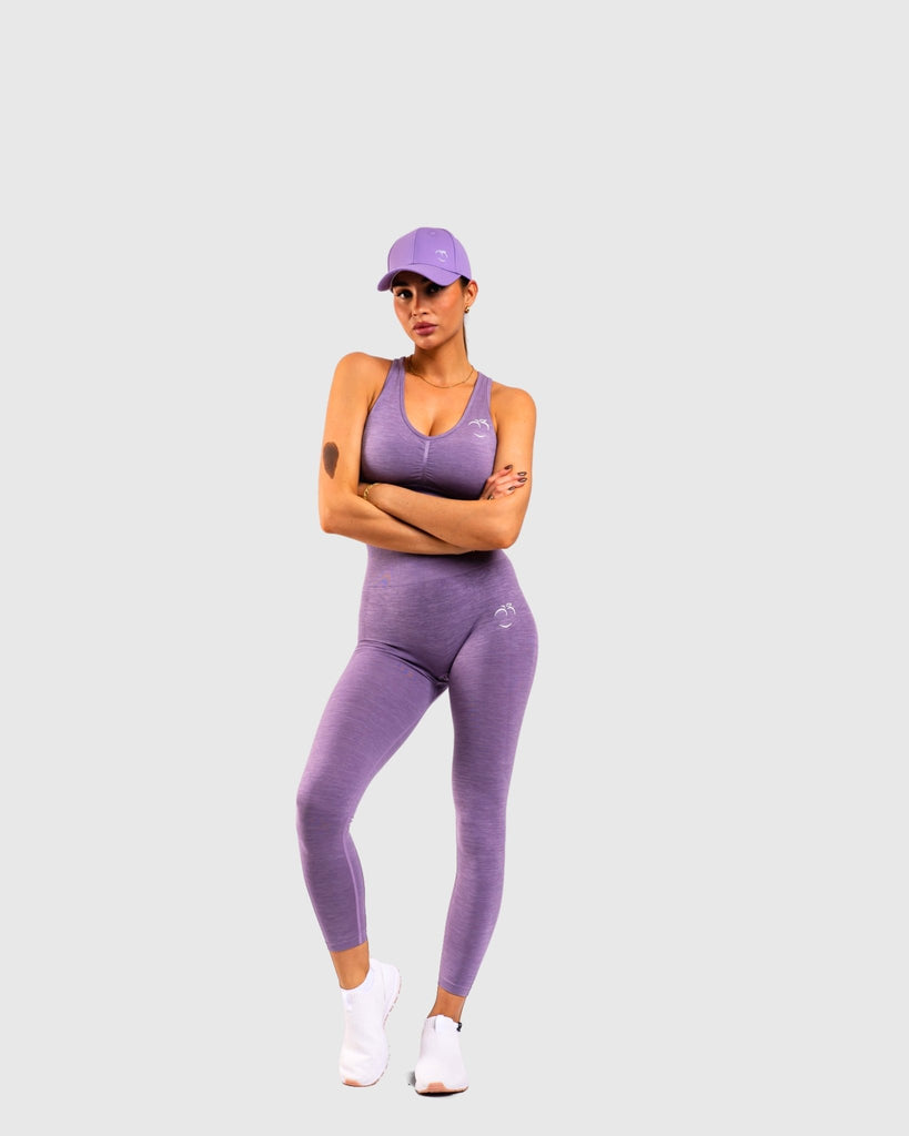 Purple Ease Caps - Peach Tights - Caps