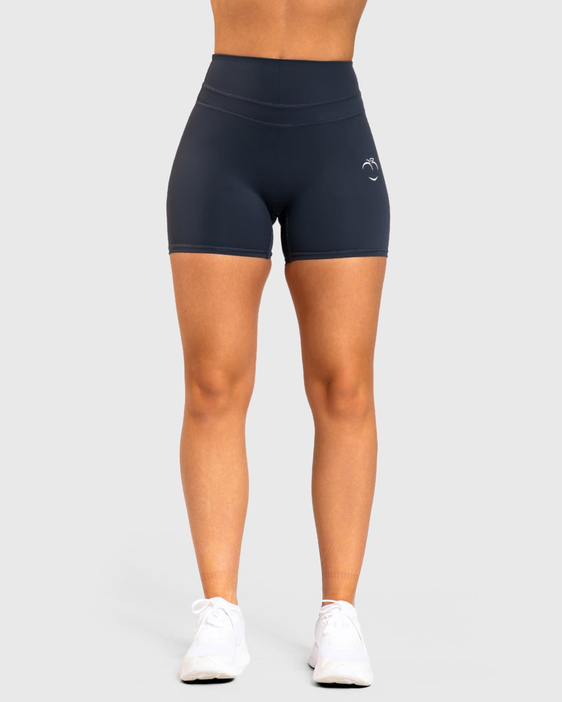 Steel Blue Velocity Shorts - Peach Tights - Shorts