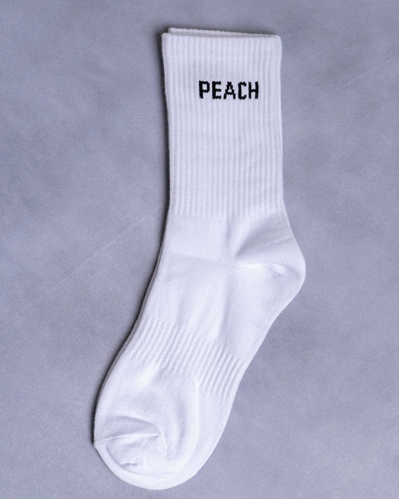 White Training Socks - Peach Tights - Socks