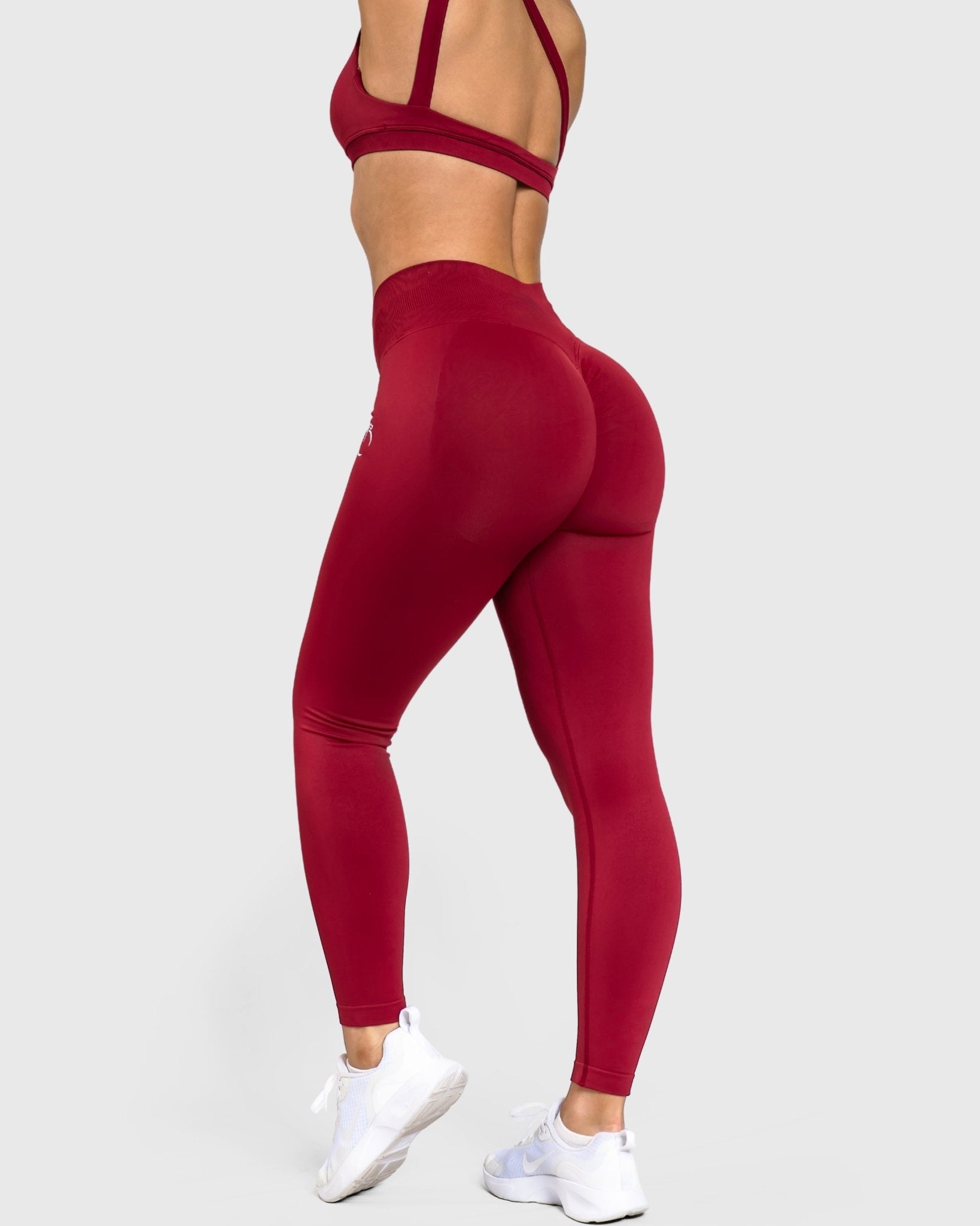 Wine Red Essence Tights - Peach Tights - Tights