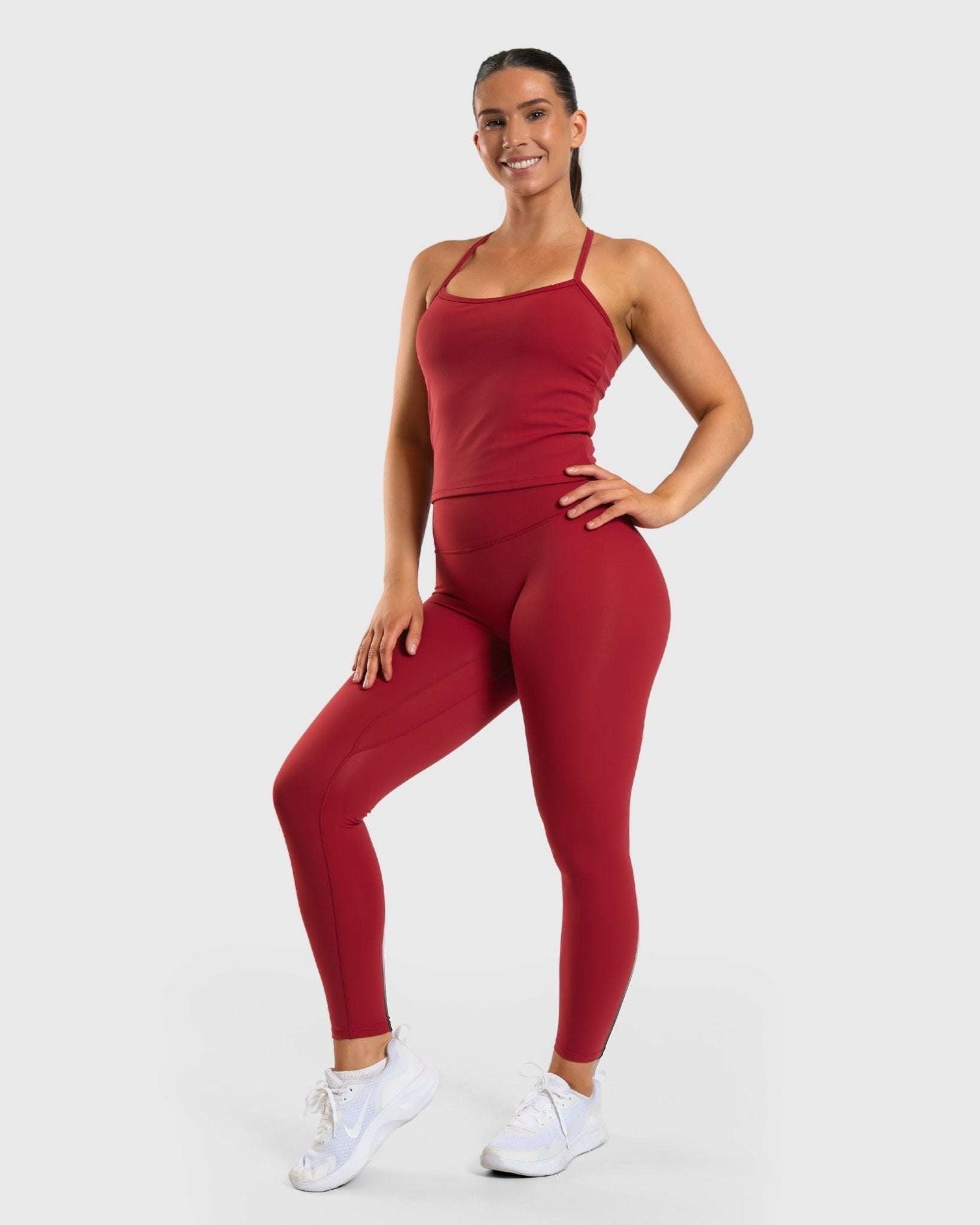 Wine Red Noiré Tights - Peach Tights - Tights