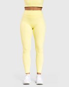 Yellow Velocity Tights - Peach Tights - Tights