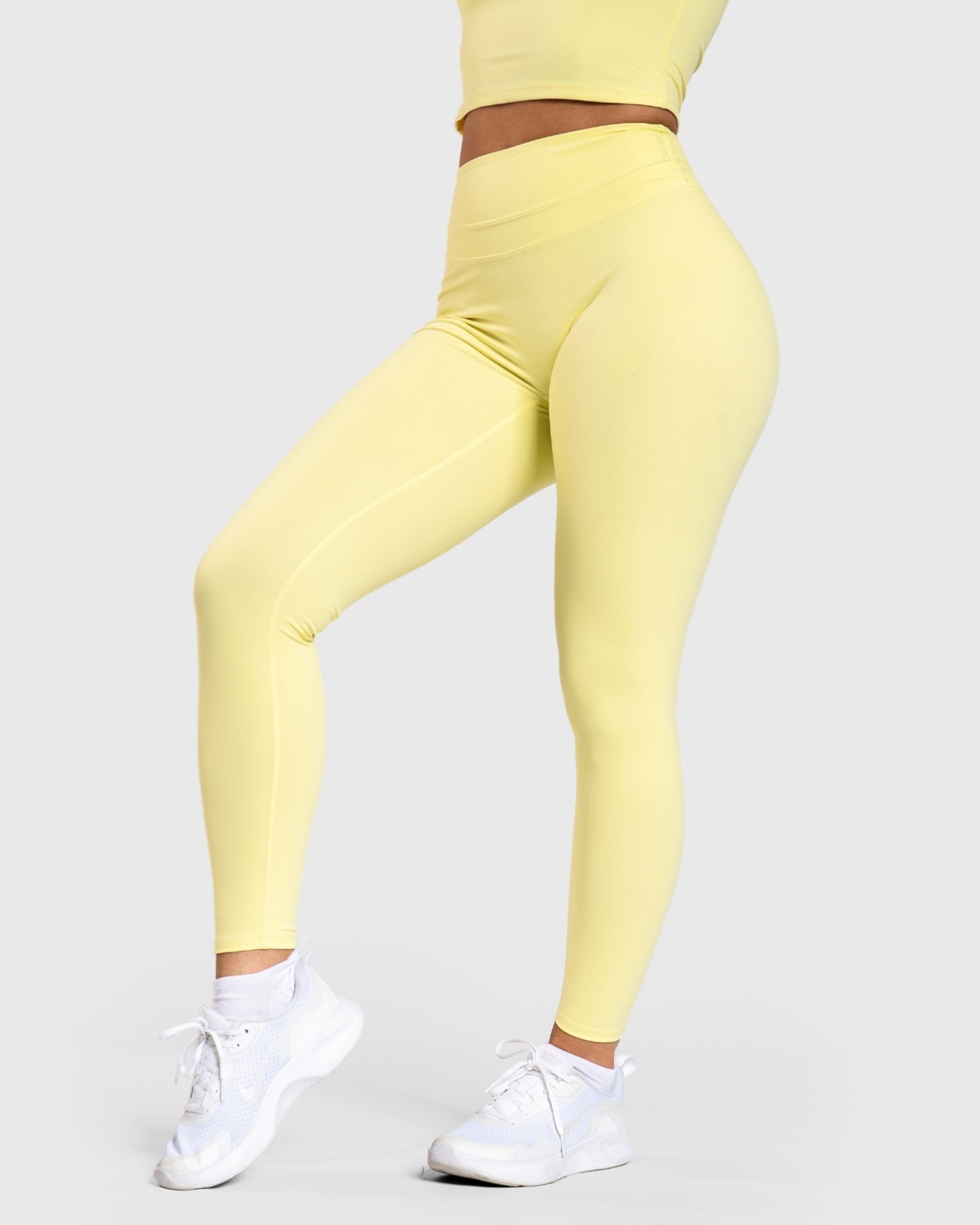 Yellow Velocity Tights - Peach Tights - Tights