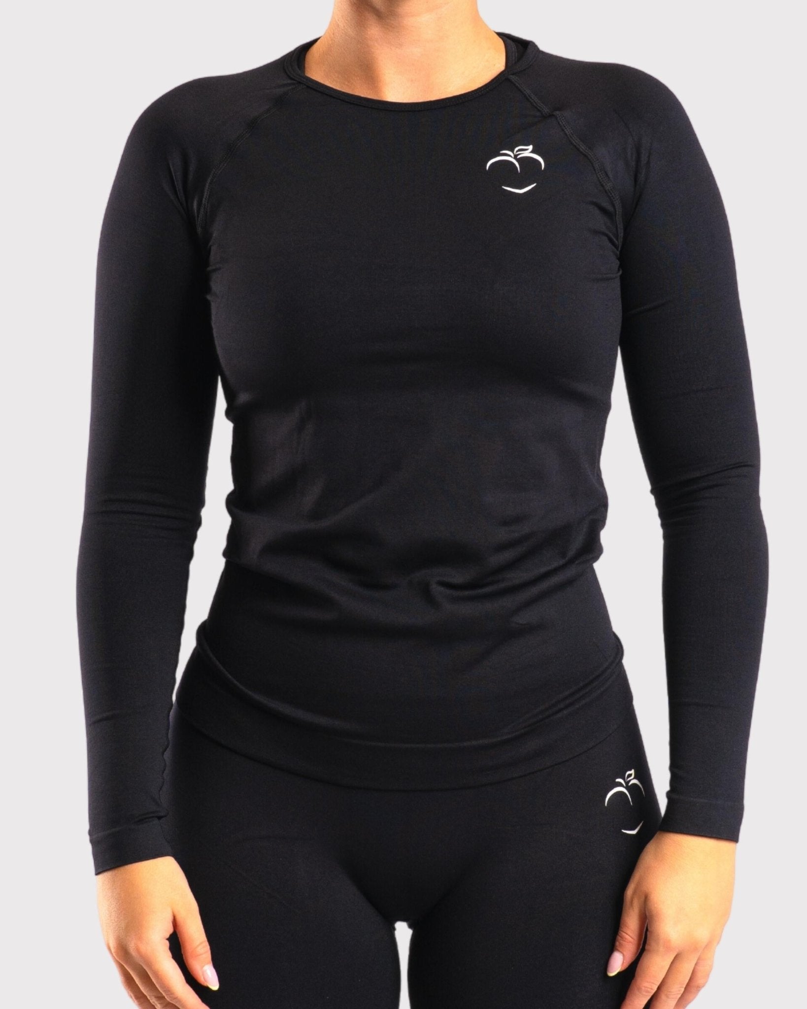 Black Classic Deluxe Long Sleeve - Peach Tights -