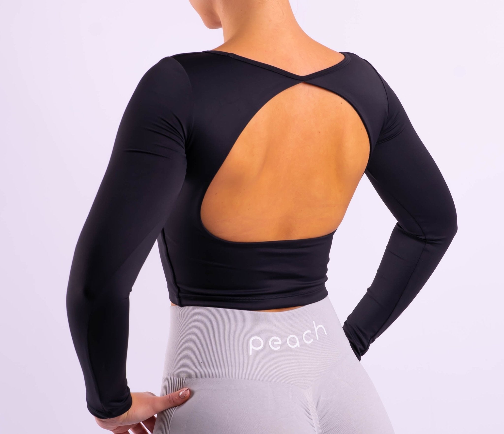 Black Halo Long Sleeve - Peach Tights -