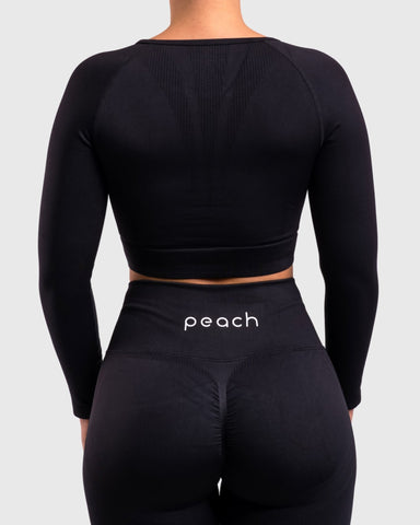 Black Lux Seamless Long Sleeve