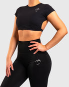 Black Zenith T-shirt - Peach Tights - T-shirt