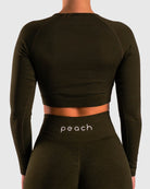 Green Deluxe Long Sleeve - Peach Tights -