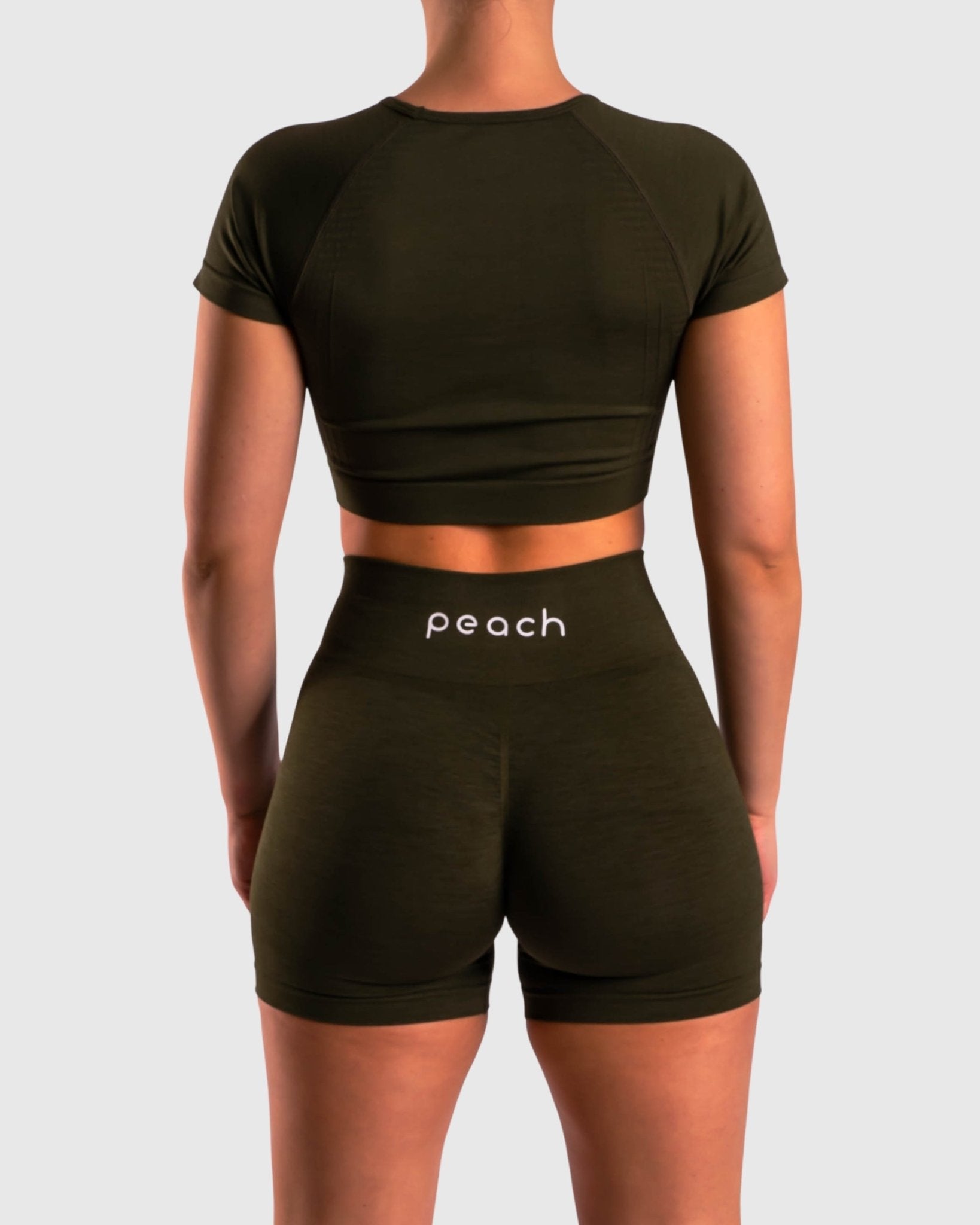 Green Deluxe T-shirt - Peach Tights -