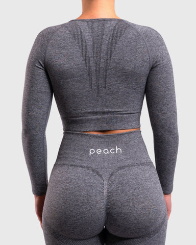 Grey Dusty Lux Seamless Long Sleeve