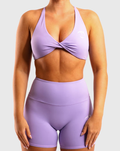 Light Purple Twist Sports-bra