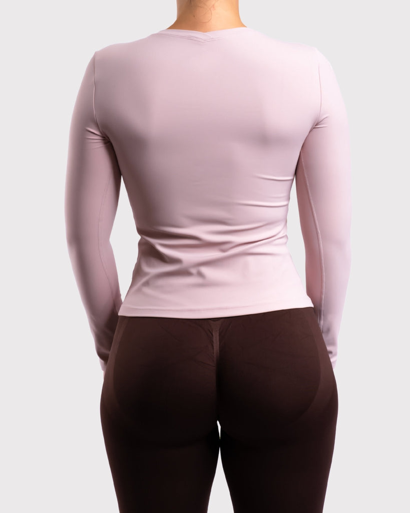 Pink Classic Long Sleeve - Peach Tights -