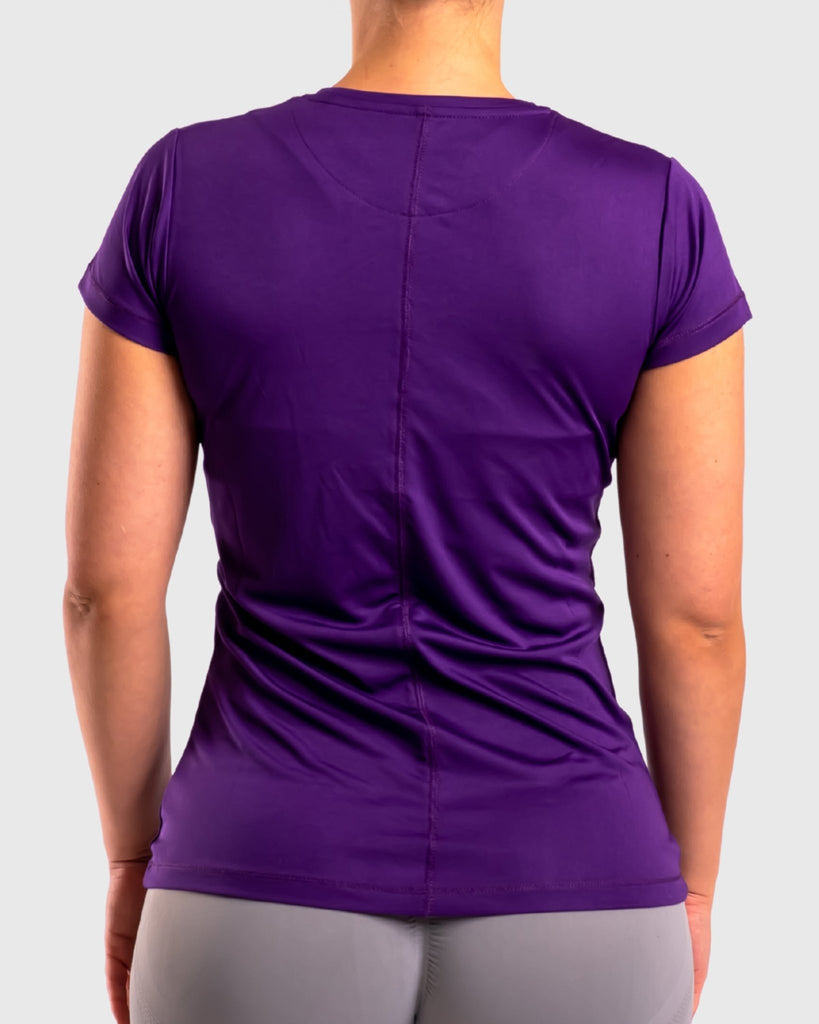 Purple Basic Training T-Shirt - Peach Tights -